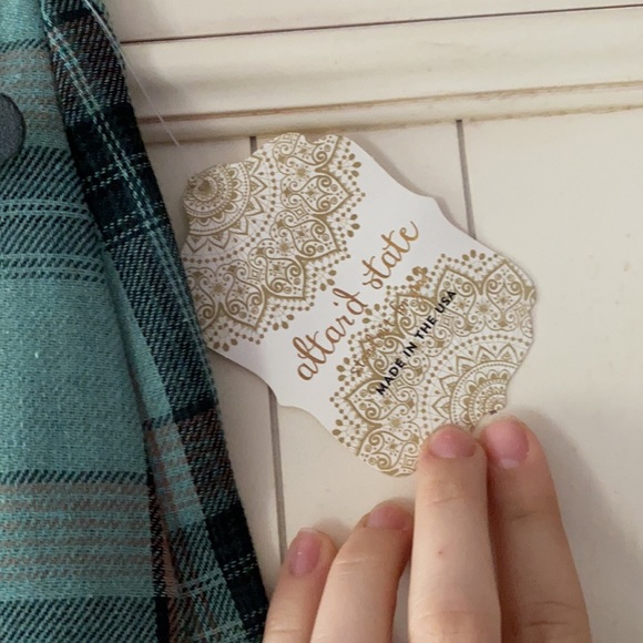 NWT Altar’d State Plaid Buckle Skirt - Picture 2 of 10